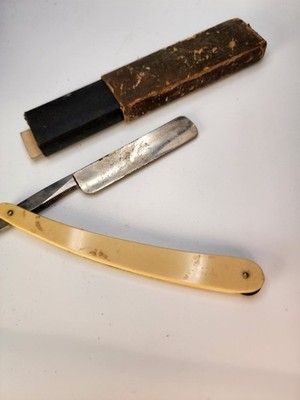 J A Henckels Vintage Straight Razor Twin Works Germany Used