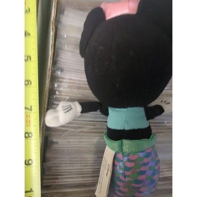 Disney Mickey Minnie Mouse Mermaid Plush Toy 12 Inch Used