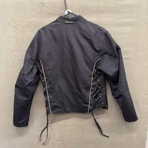 Vanson Element X Womens Medium Black Motorcycle Biker Jacket Pre-Owned Reflectiv 2
