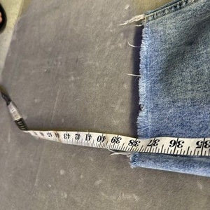 Dear John Jeans Mens 32 Distressed Blue Ripped Grunge Denim Straight Leg 32x28 5