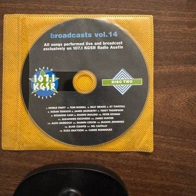 107.1 KGSR Radio Austin Broadcasts Vol 14 Disc Two Live Music CD