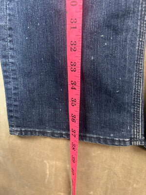 New York & Company Jeans Bootcut Blue Medium Wash Size 6 Pre-Owned Good Conditio 5