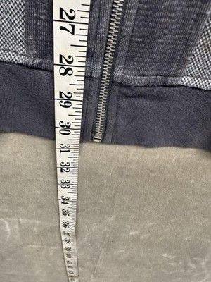 INC International Concepts Jacket Mens XL Gray Full Zip Cotton Blend Casual Trim 3