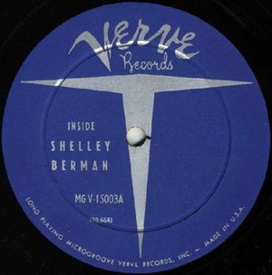 Shelley Berman Vinyl LP Record Inside Shelley Berman Used Comedy Album 3