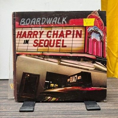 Harry Chapin Sequel 12" Black Vinyl LP 1980 Boardwalk Folk Rock Album