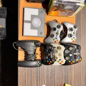 Xbox 360 Elite Console 120GB 5 Controllers 4 Games Headset Used Tested Bundle 5