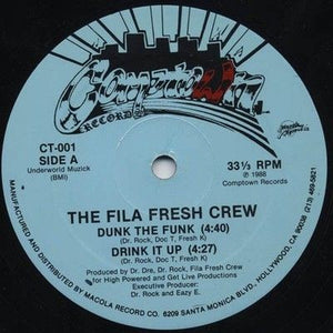 Fila Fresh Crew Dunk The Funk 12" Vinyl Record 1