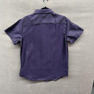Pavini Shirt Mens Medium Geometric Short Sleeve Button Up Modern Dressy Casual 4