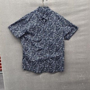 Marc Anthony Shirt Mens XL Black White Floral Slim Fit Luxury Button Up Casual 1