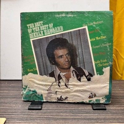 Merle Haggard Vinyl LP Record The Best Of The Best Used