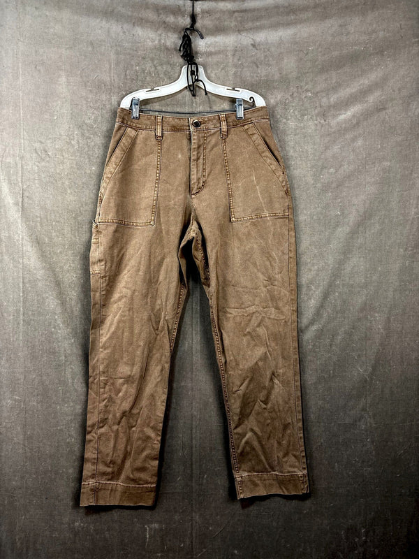 Old Navy Cargo Pants Tan Size 4 Women Good Condition Multiple Pockets