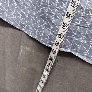 Apt. 9 Shirt Mens Large Blue White Geometric Short Sleeve Button Up Casual 4