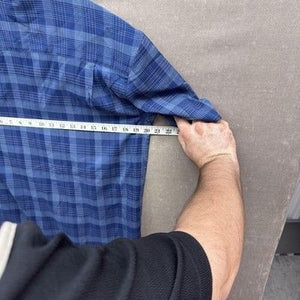 George Mens Shirt Small Plaid Short Sleeve Button Up Pocket Lightweight Pre-Owne 5