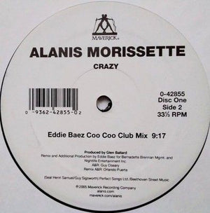 Alanis Morissette Crazy 12" Vinyl Record 1