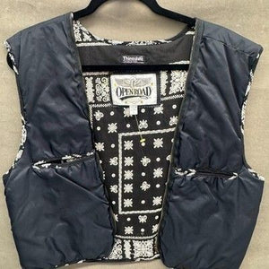 Reversible Open Road Paisley Bandana Thinsulate Vest Men’s Large Pre-Owned Excel 3