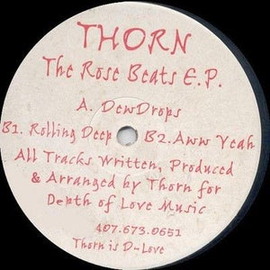 Thorn The Rose Beats E.P. 12 Inch Vinyl Record Used 1