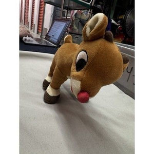 Rudolph Red Nosed Reindeer Plush Stuffed Animal 13 Inch Used 1
