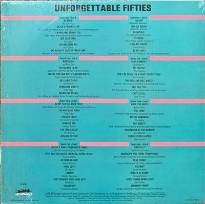 Various Artists Unforgettable Fifties Vinyl LP Used