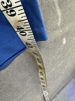 White House Black Market Pants Womens XS Blue Wide Leg Endless Ladder Trim New 2