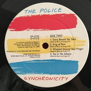 The Police Synchronicity Vinyl LP Record Used Rock Album 2