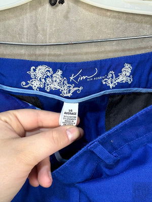 Kim Rogers Women's Blue Casual Pants Size 14 2