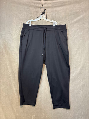 TEK GEAR Jogger Pants Black XXL 62% Polyester Gently Used Athletic 1