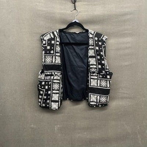 VTG Reversible Open Road Paisley Bandana Thinsulate Vest Men's L 1