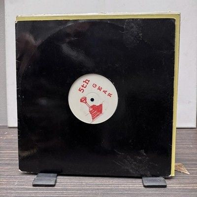 5th Gear 12" Black Vinyl Record LP Cardboard Sleeve White Label Album Music