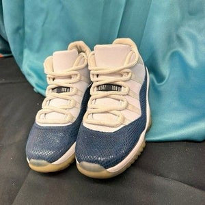 Nike Air Jordan 11 Retro Low Navy Snakeskin Size 8 Pre-Owned Good Condition 1