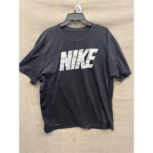 Nike T-Shirt College Black XXL Pre-Owned Excellent Dri-Fit 2