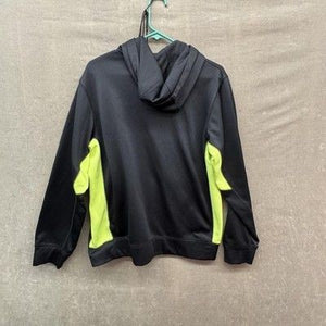 Nike Hoodie Youth Small Black Volt Therma-FIT Fleece Lined Pullover 590575-018 4