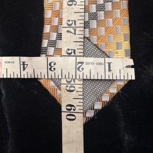 Alexander Julian Tie Mens Geometric Check Polyester Dress Necktie Pre-Owned Good 2