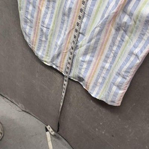 Jos A Bank Shirt Mens Medium Blue Pastel Striped Button Up Stays Cool Cotton 1