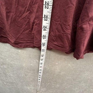 L.L.Bean Cowl Neck Pullover Womens XL Burgundy Performance Long Sleeve Active 5