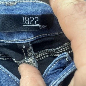 1822 Denim Jeans Womens 8 Skinny Stretch Mid Rise Classic Five Pocket Casual Pan 3