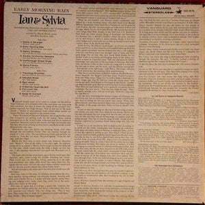 Ian Sylvia Early Morning Rain Vinyl LP Record Used Folk Music 3