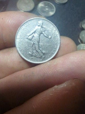 Old French Coins 1961 1 Franc Coin France As Pictured 1