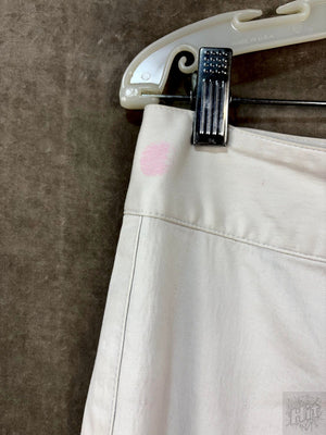 White Banana Republic Martin Stretch Pants, Size 4L 5