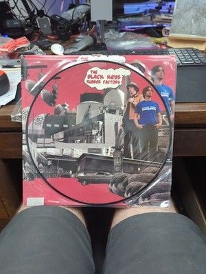 Black Keys Rubber Factory LP Original Picture Press Vinyl Used Rare