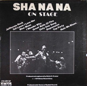 Sha Na Na On Stage Vinyl LP Record 3