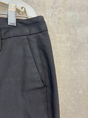 GAP Dress Pants Black Size 4 Ankle Good Condition Light Creasing 3