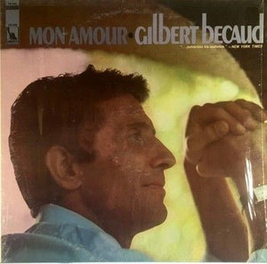 Gilbert Becaud Mon Amour Vinyl LP Record Used French Chanson 1