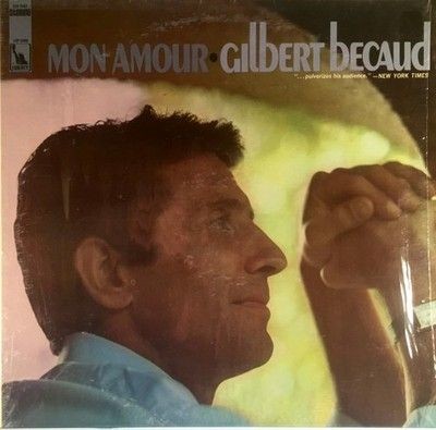 Gilbert Becaud Mon Amour Vinyl LP Record Used French Chanson