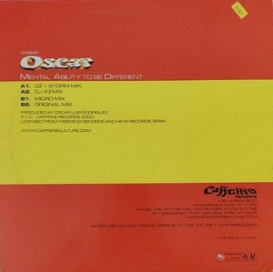 Oscar Mental Ability To Be Different 12" Vinyl Record 2