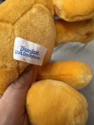 Vintage Disneyland Walt Disney World Pluto Dog 10" Plush Stuffed Animal Toy 4
