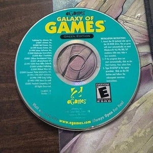 eGames Galaxy of Games Green Edition PC CD ROM Software 13-8850-10 Version 1.1 1
