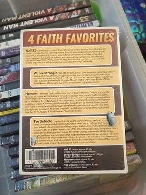 4 Faith Favorites (DVD) Nail 32 We Are Stronger Hammer The Debacle Western 2