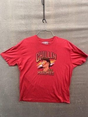 Chive Tees Chillin With Mahomies Shirt Mens 2XL Red Graphic Kansas City Football