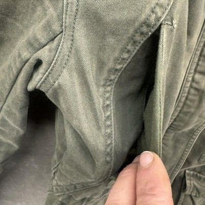 Forever 21 Womens Large Utility Military Canvas Jacket Full Zip Pockets Pre-Owne 2