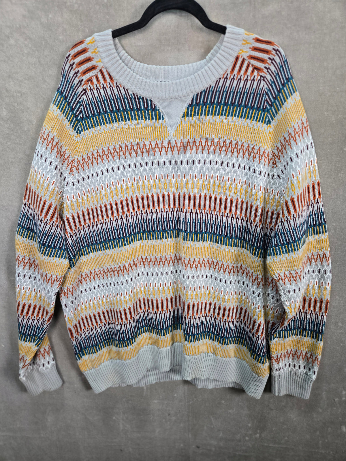 Mossimo Supply Co Women's Multicolor Stripe Knit Pullover Sweater Size XL